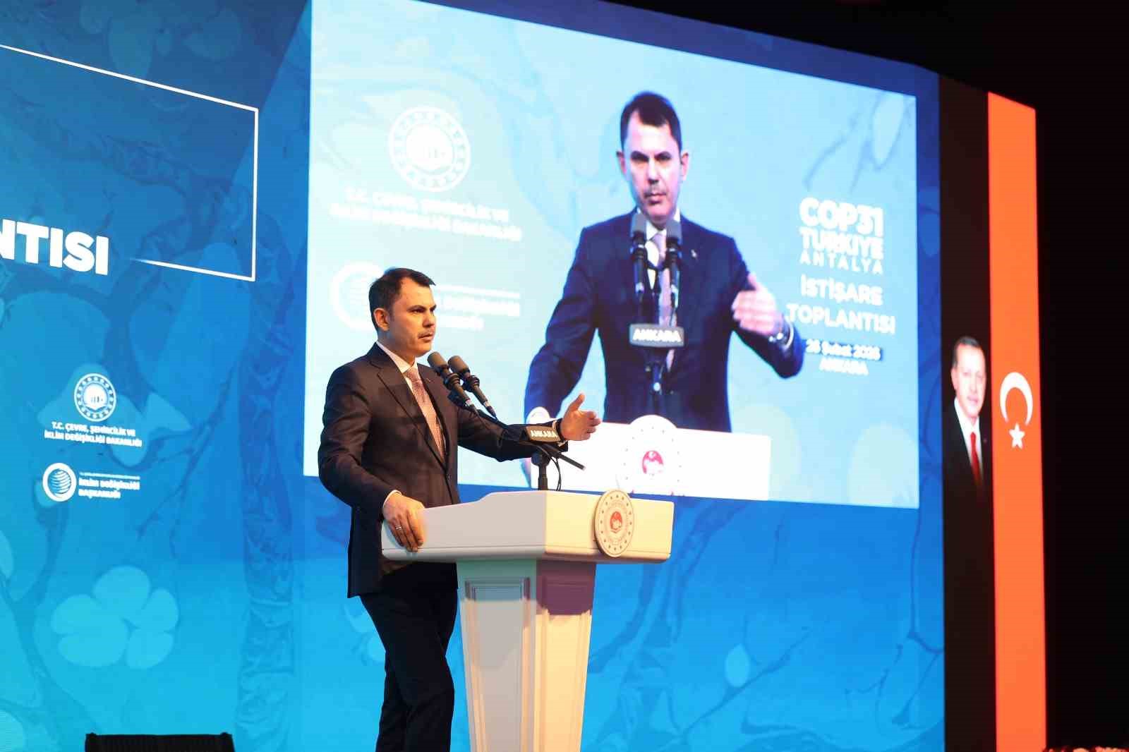 Bakan Kurum: "COP31, iklim eyleminde bir dönüm noktası olacak"
