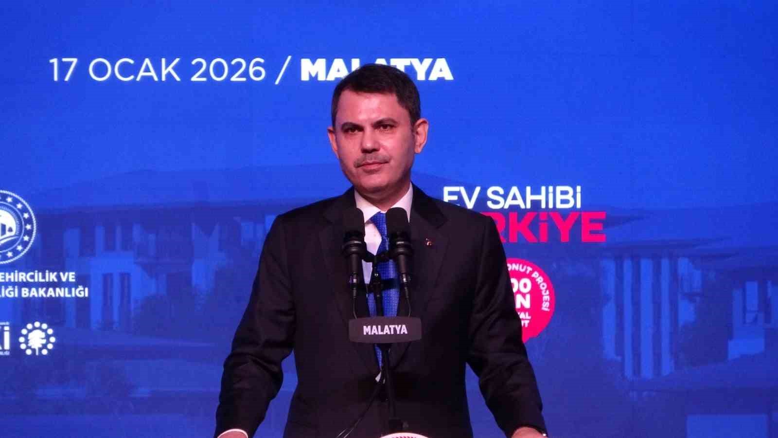 Bakan Kurum: "Yüzyılın Konut Projesi ile Türkiye genelinde 500 bin sosyal konut inşa ediyoruz"
