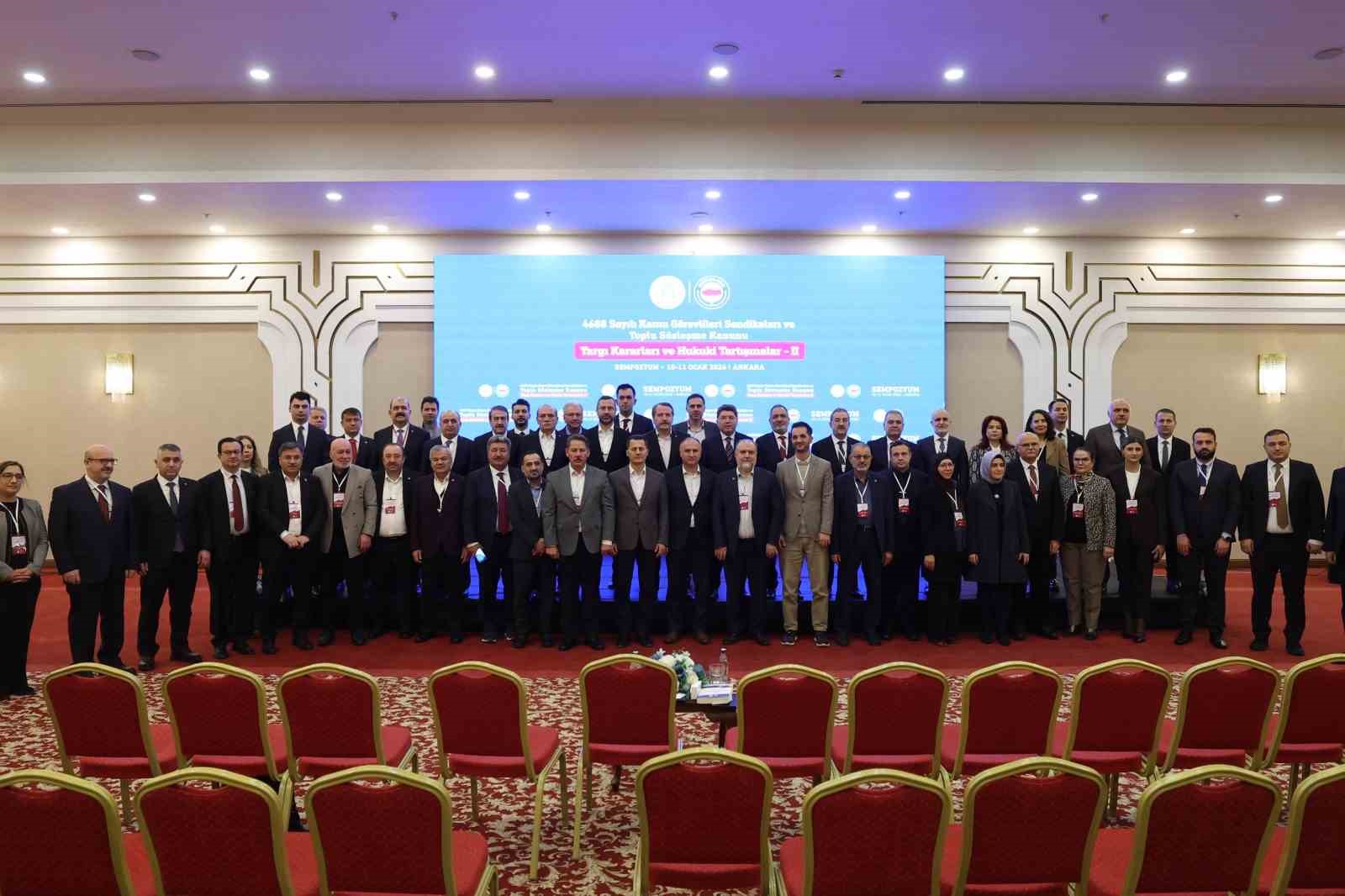 Bakan Tunç: "Kamuda görevli memurlarımızın kanundan kaynaklı sorunlarına kalıcı çözümler üretmek istiyoruz"
