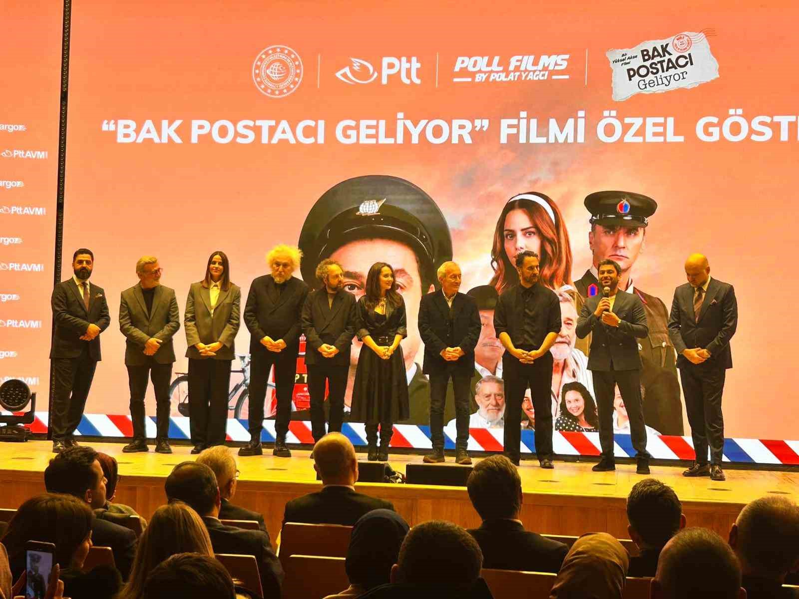 Bakan Uraloğlu: "Teşkilatımızın, 186. yılında ‘Bak Postacı Geliyor’ filmini seyretmiş olmaktan mutluluk duydum"
