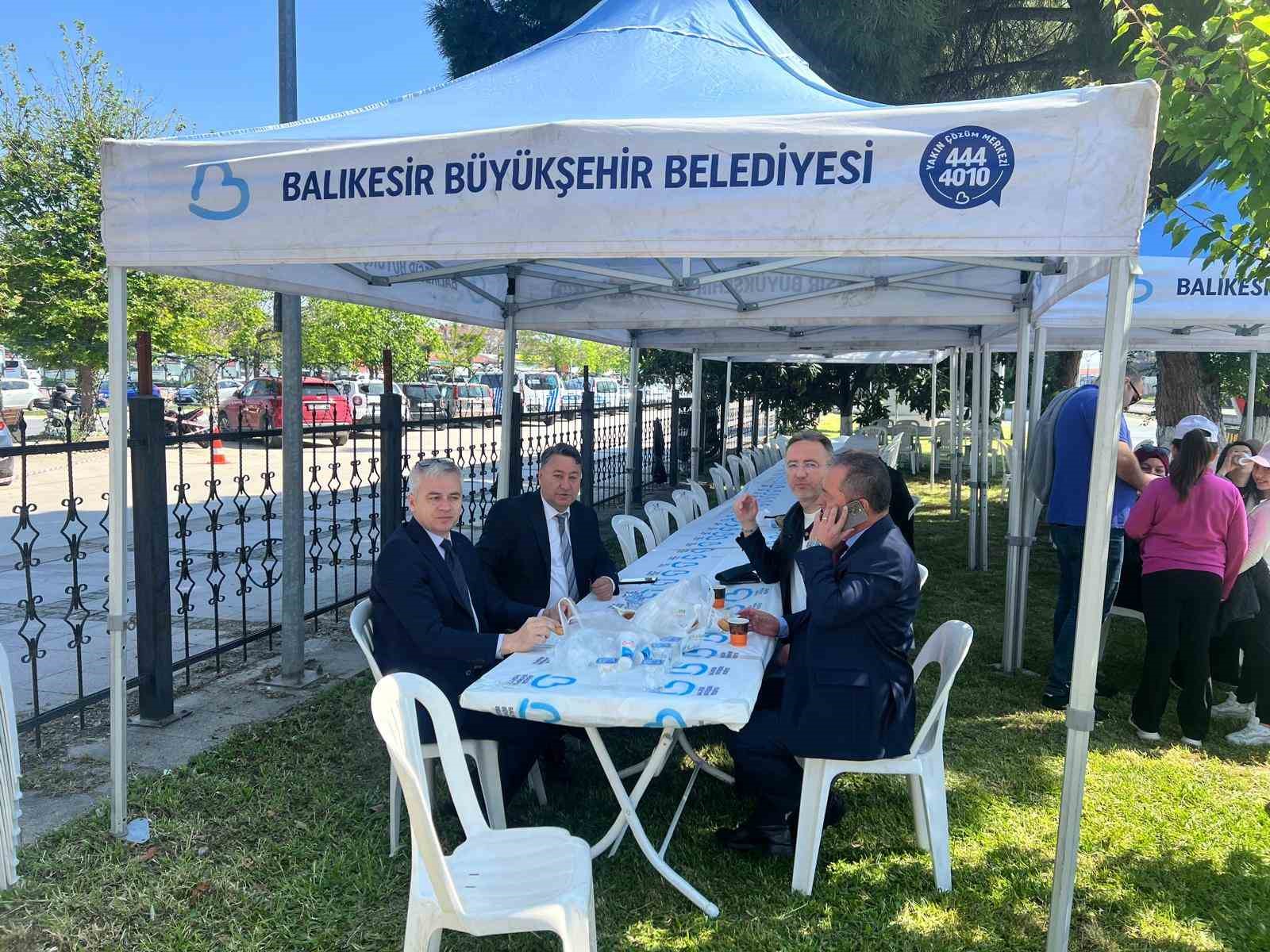 Balıkesir TCDD çalışanlarından geleneksel lokma hayrı
