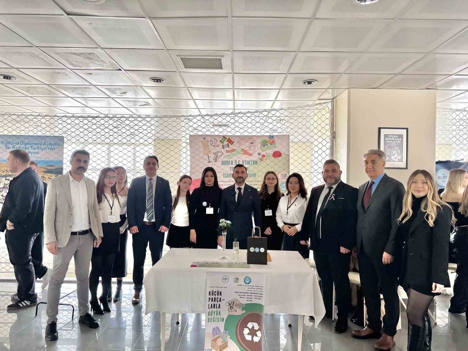 Balıkesir’de atık kumaşlara son projesi hayata geçirildi
