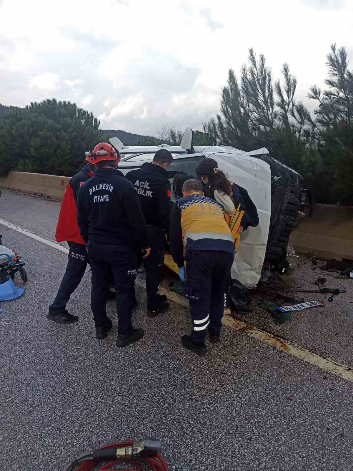 Balıkesir’de trafik kazası: 1 yaralı
