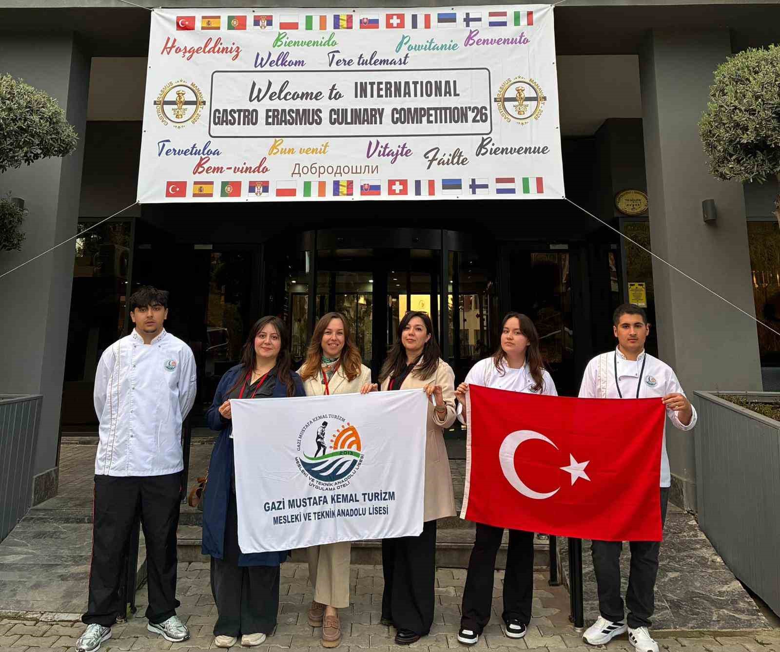 Balıkesirli öğrencilerden Uluslararası GastroErasmus’ta madalya yağmuru
