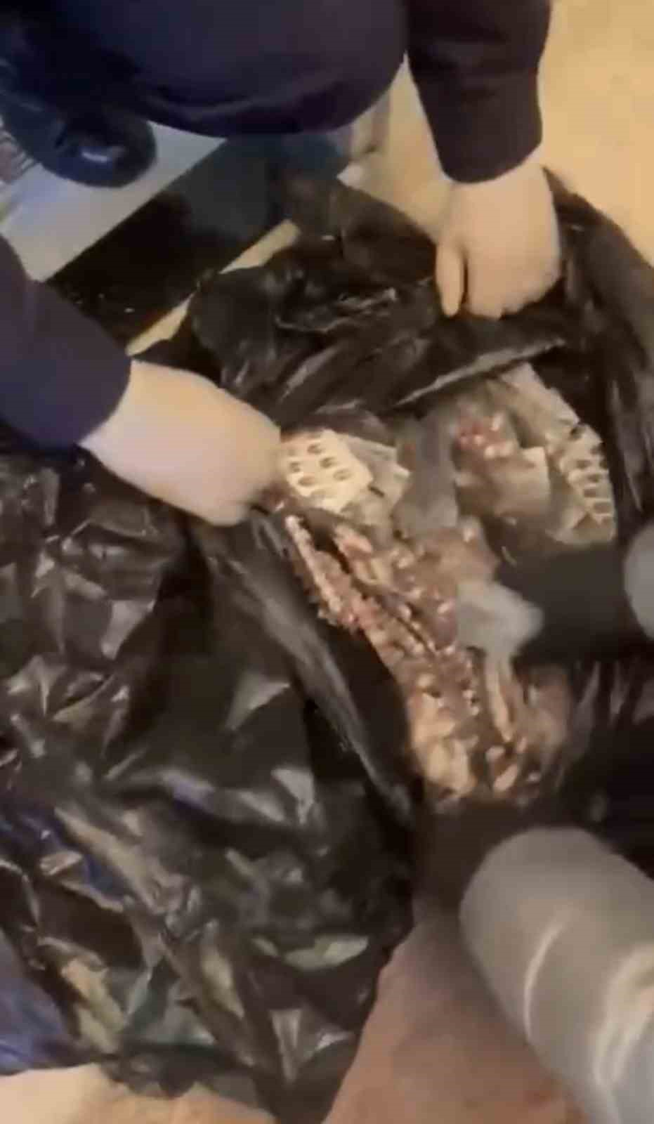 Banyoda tavan arasına gizlenen 7 bin uyuşturucu hap ele geçti
