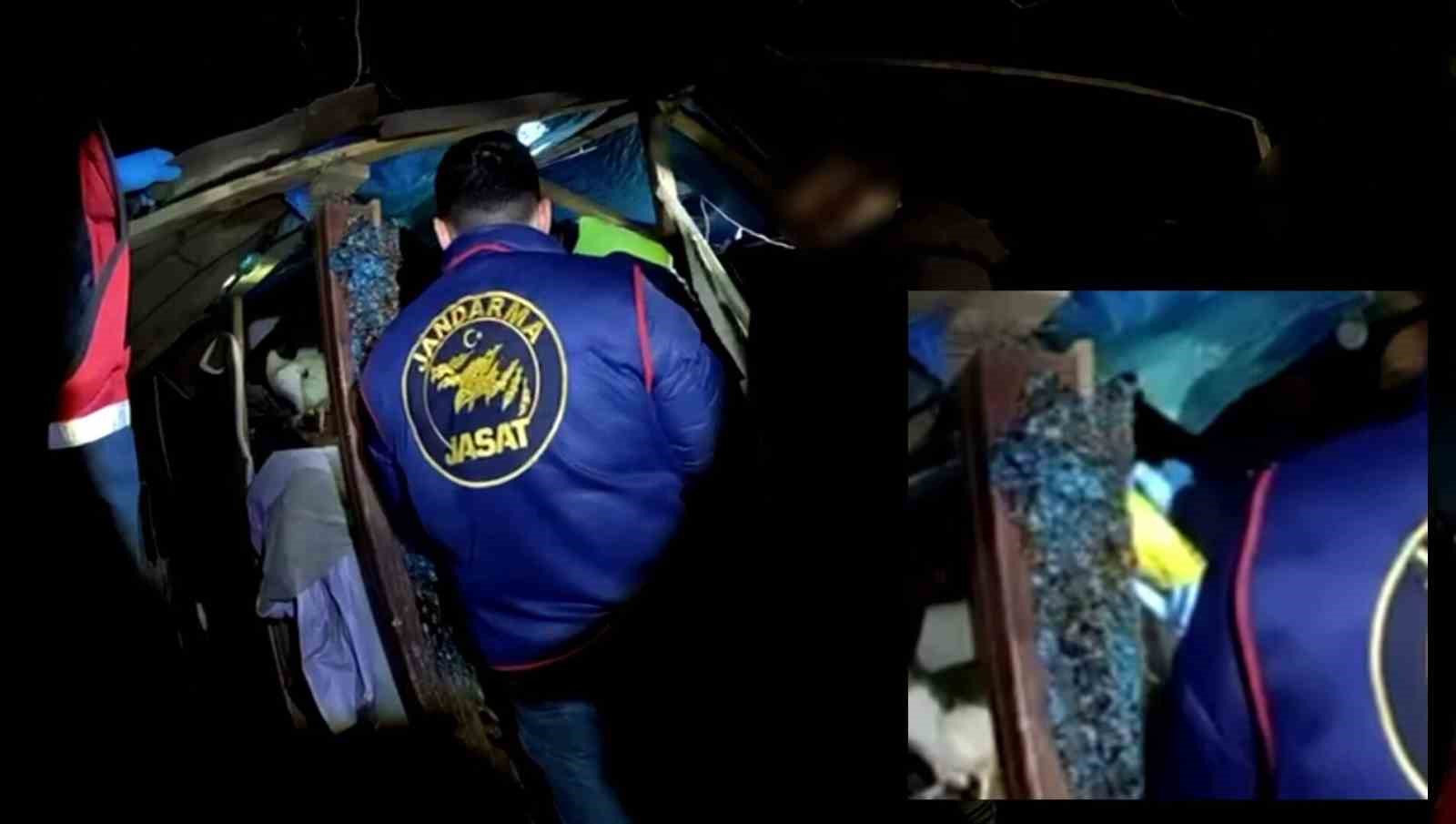 Barakanın her köşesine zulalanmış uyuşturucuyu jandarma yakaladı: 4 tutuklama

