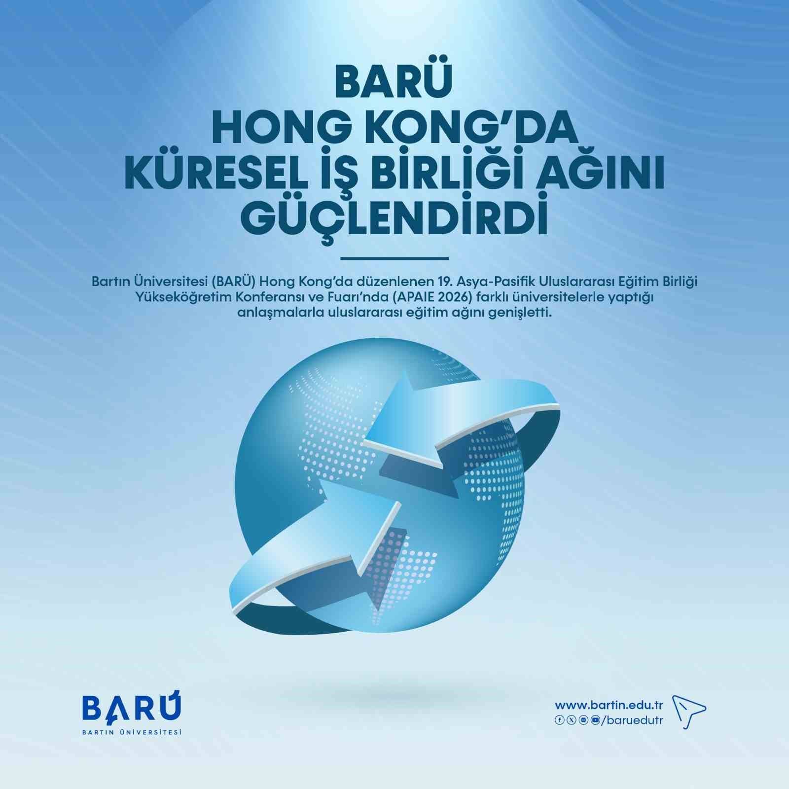 BARÜ Hong Kong’da küresel iş birliği ağını güçlendiriyor
BARÜ Hong Kong’da küresel iş birliği ağını güçlendiriyor