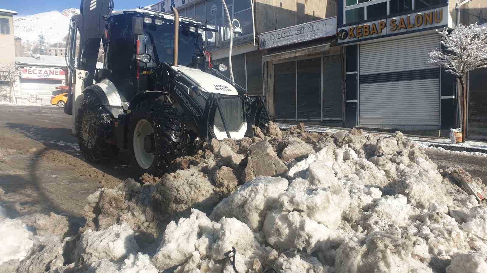 Başkale’de kar yağışı
