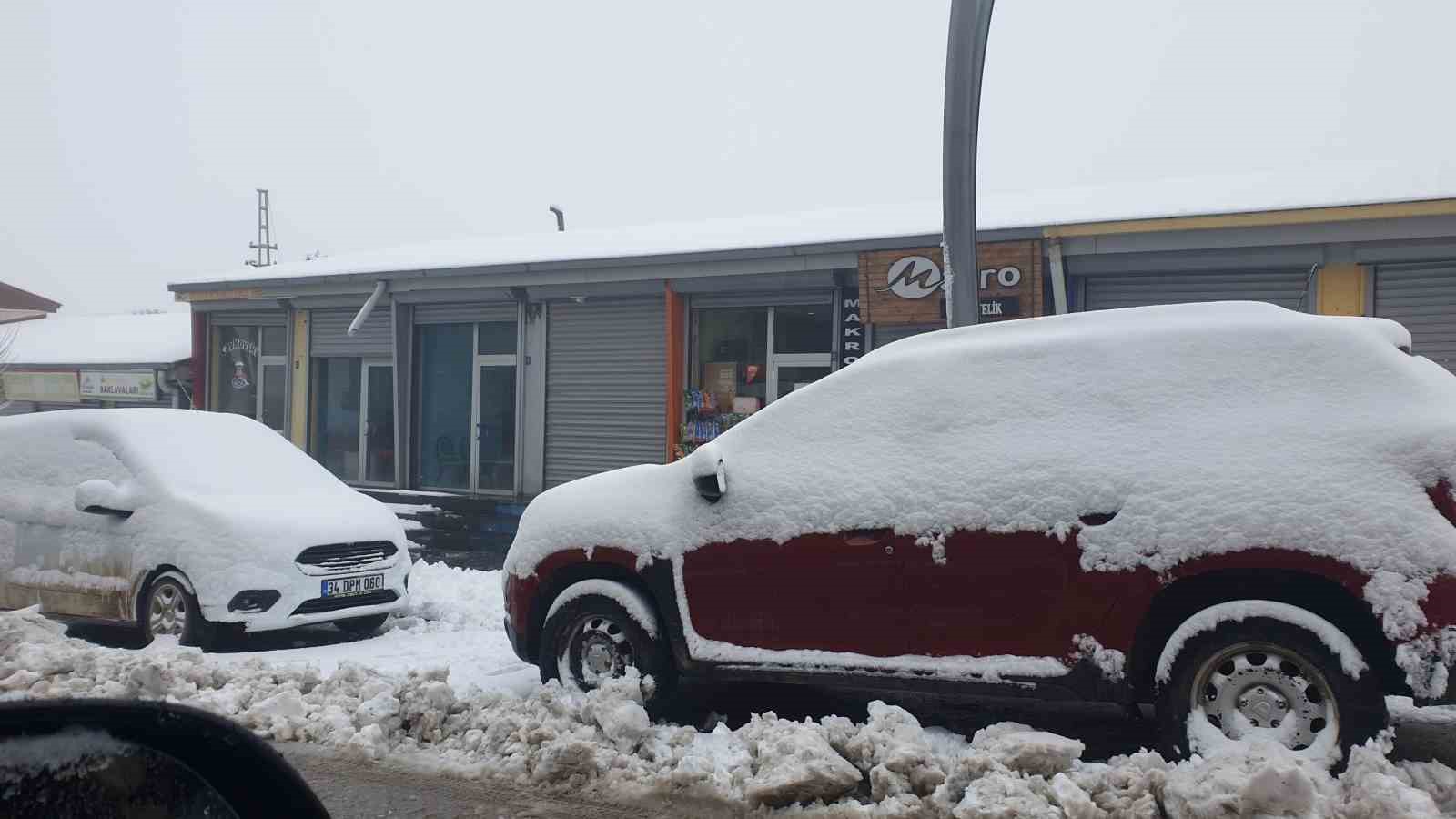 Başkale’de kar yağışı
