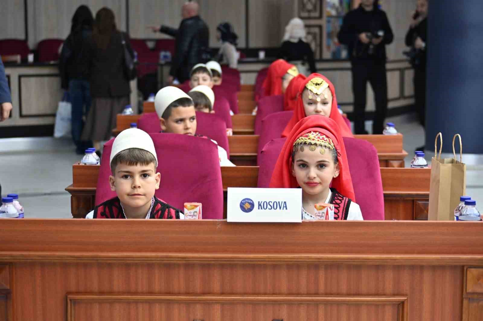 Başkan Akın, dünya çocuklarını ağırladı
