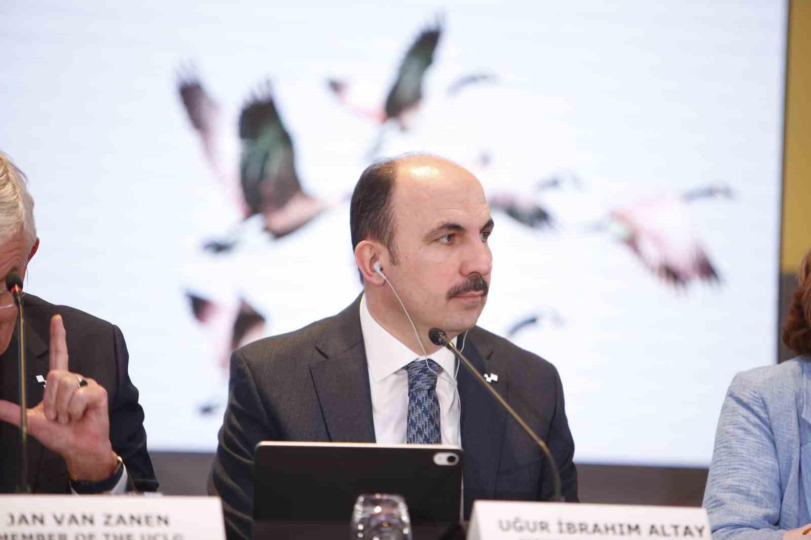 Başkan Altay 240 bin yerel yönetimi temsil eden UCLG Dünya Başkanlığına adaylığını açıkladı
