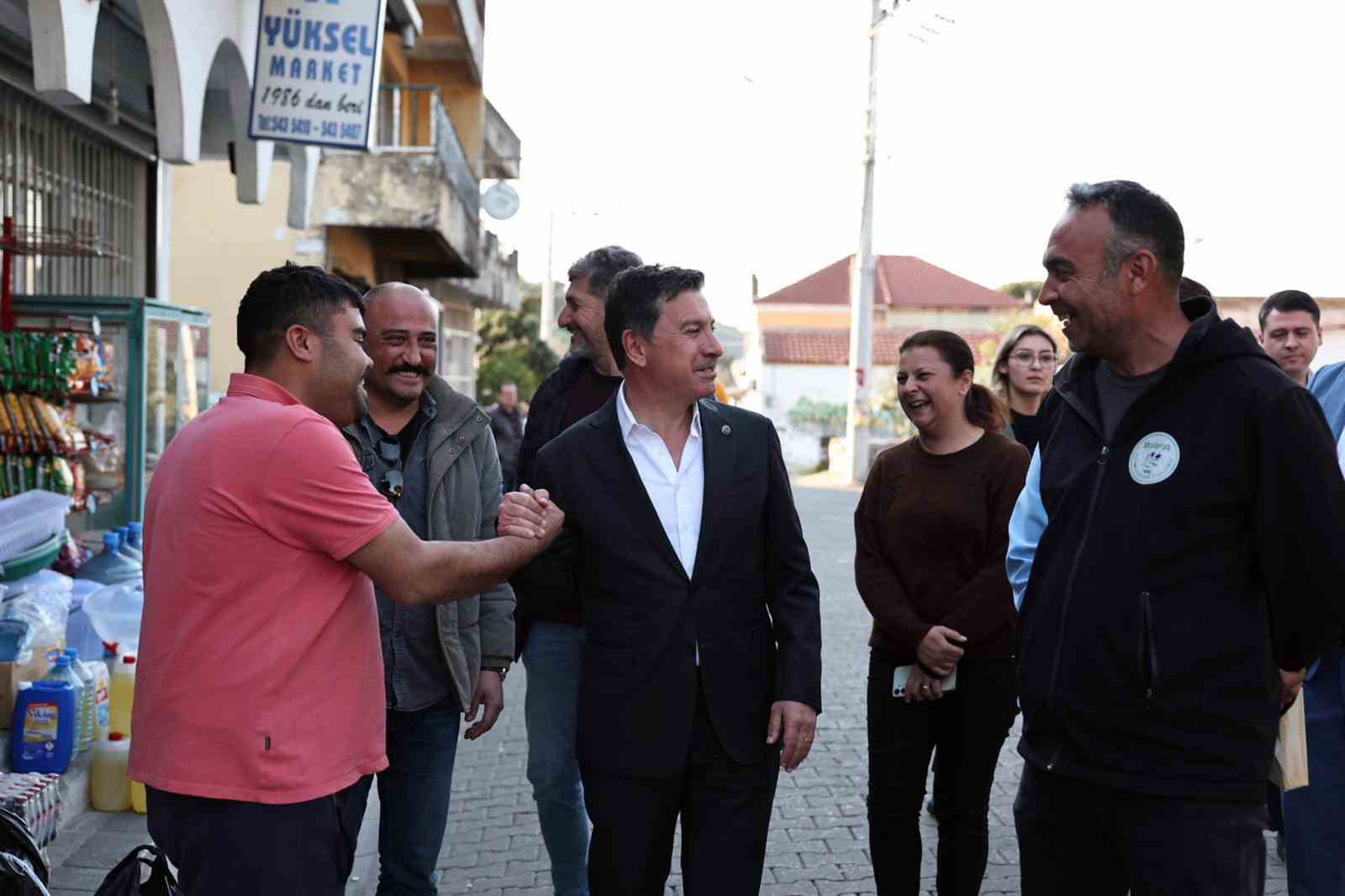 Başkan Aras Bafa’da halkla buluştu
