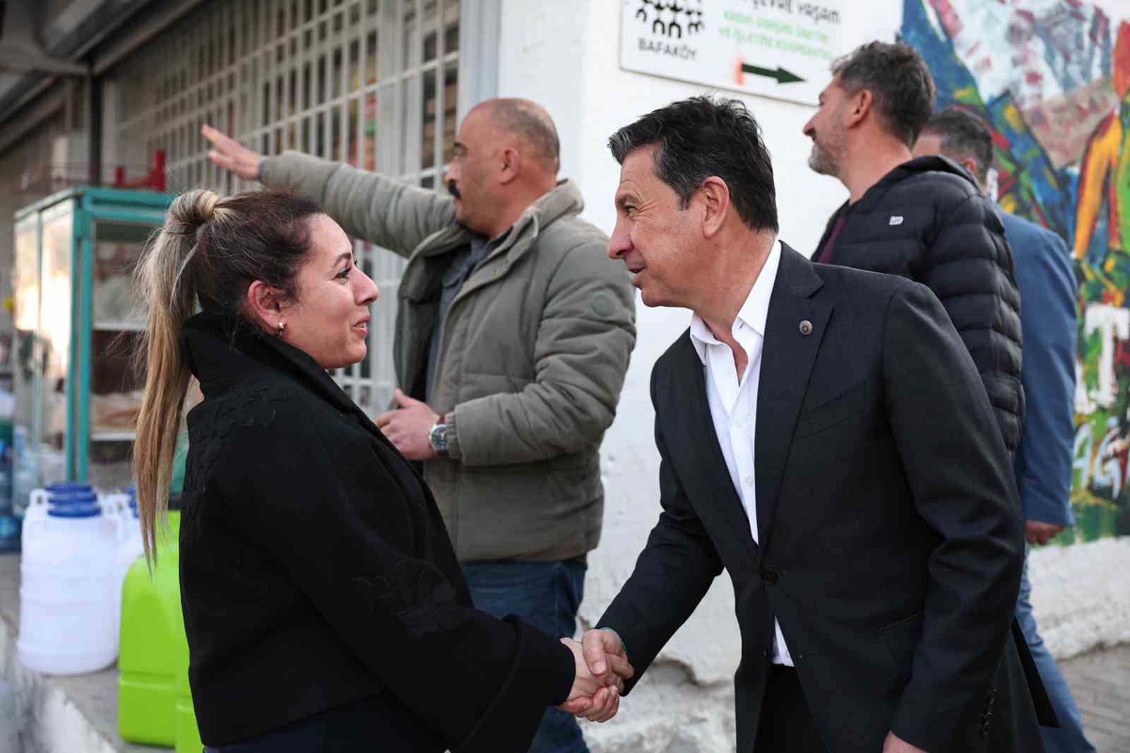 Başkan Aras Bafa’da halkla buluştu
