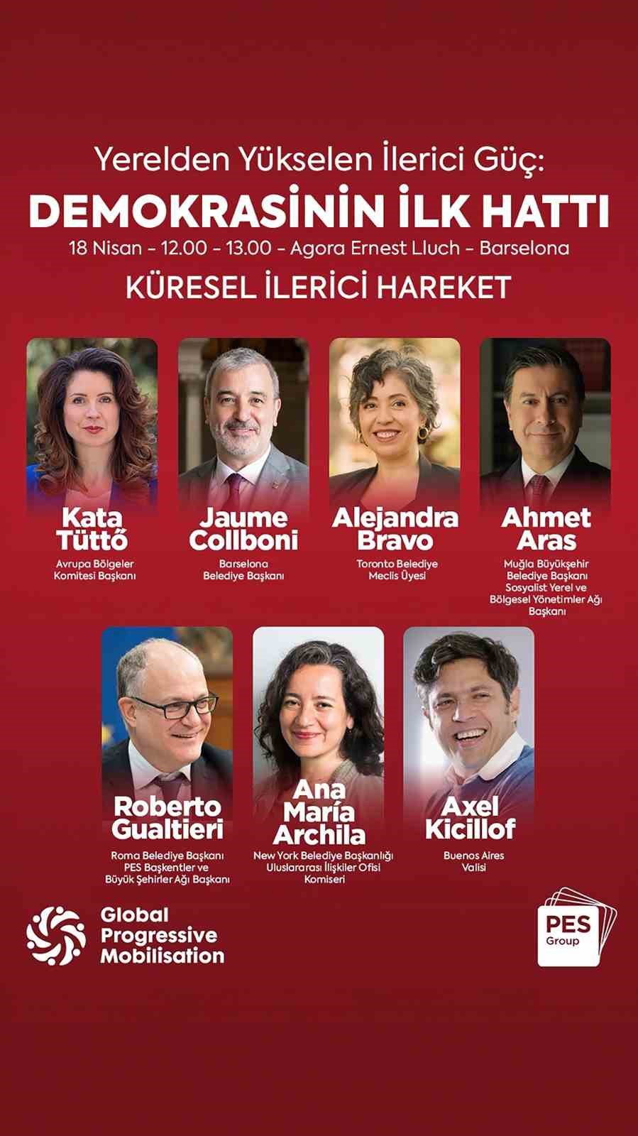 Başkan Aras, Demokrasi zirvesi için Barselona’da
