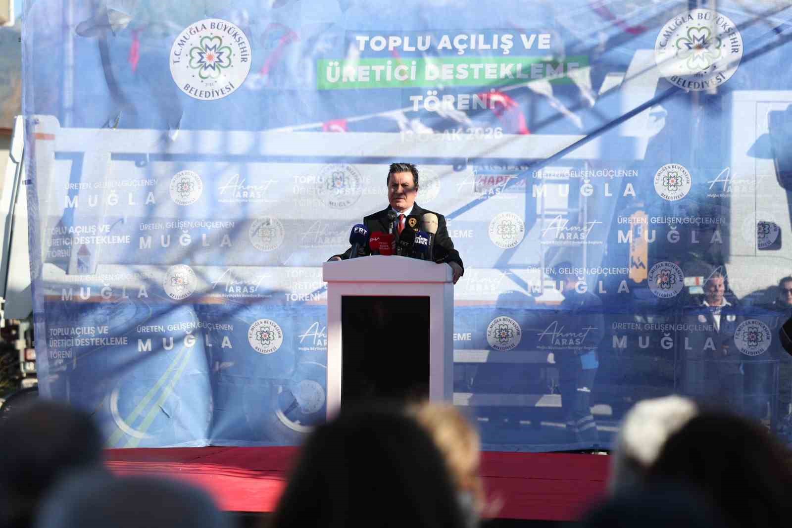 Başkan Aras: "Üreten Muğla için çalışıyoruz"

