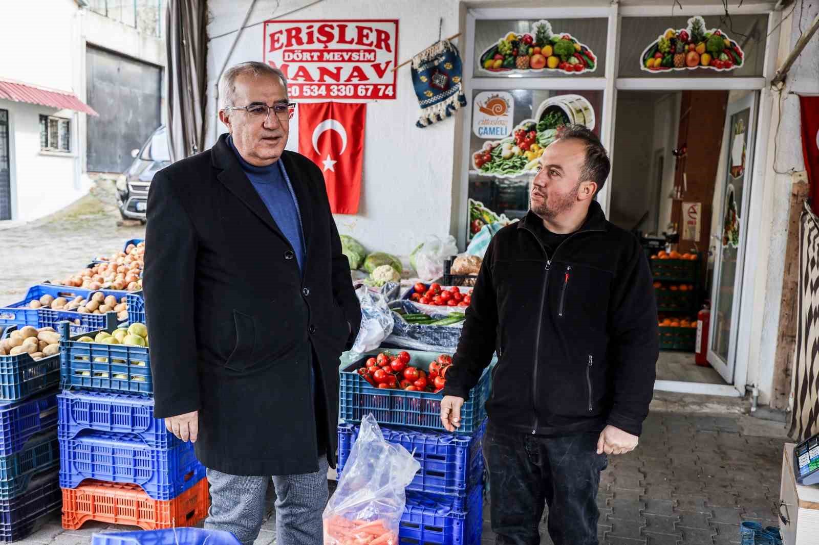 Başkan Arslan Çameli esnafı ile bir araya geldi
