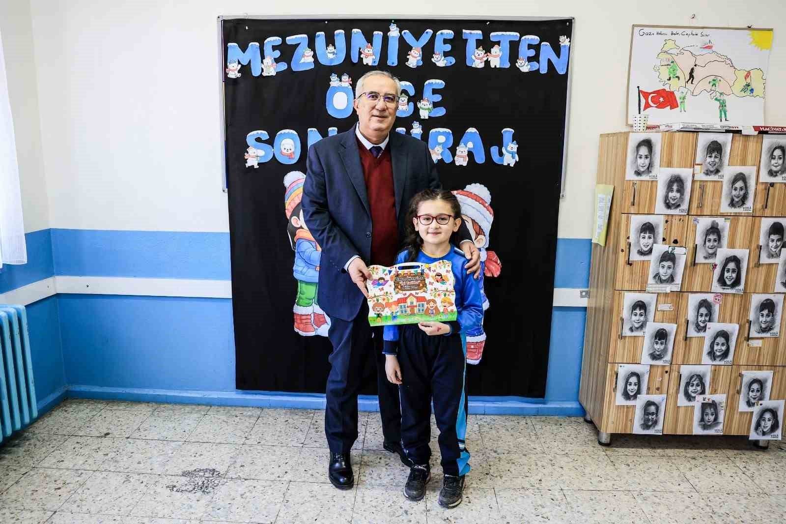 Başkan Arslan öğrencilerin karne sevincine ortak oldu
