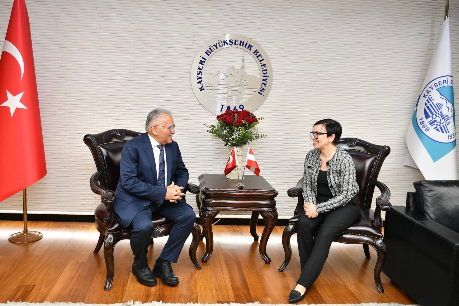 Başkan Büyükkılıç, Avusturya’nın Ankara Büyükelçisi Juen’i ağırladı
