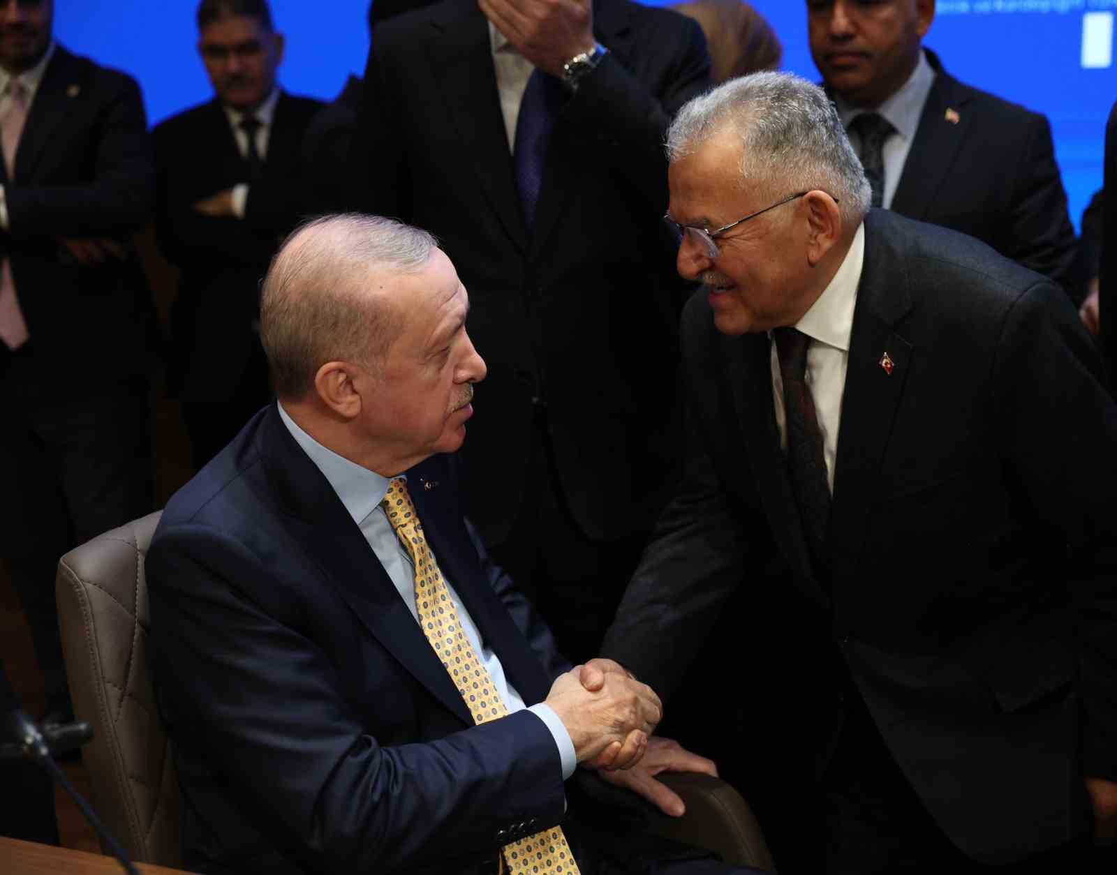 Başkan Büyükkılıç, Cumhurbaşkanı Erdoğan ile görüştü
