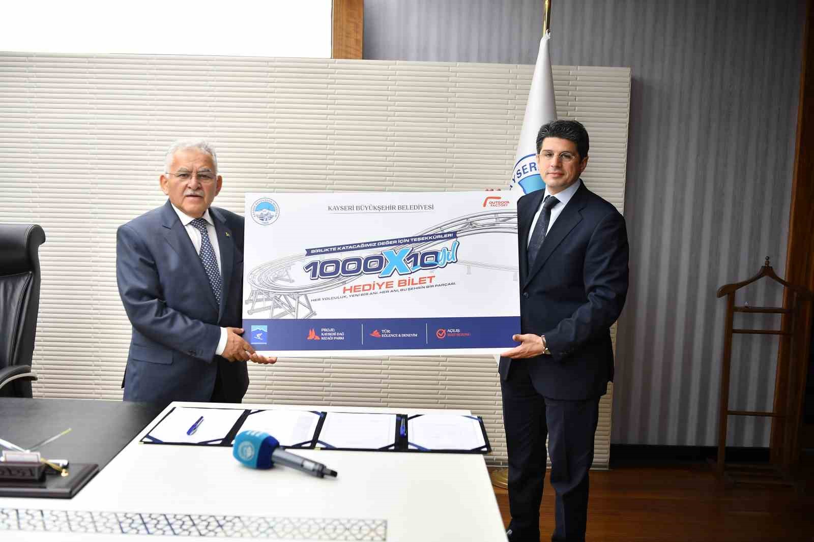 Başkan Büyükkılıç, Erciyes’te Türkiye’nin en uzun ve en iddialı dağ kızağı tesisi için imzayı attı
