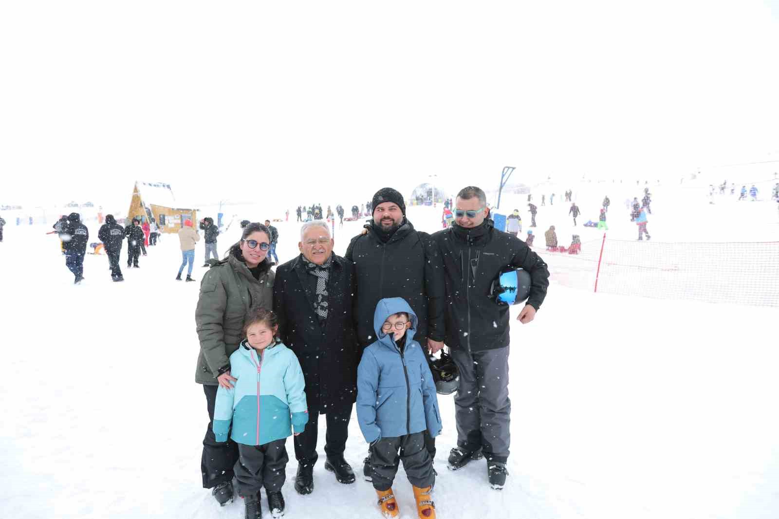 Başkan Büyükkılıç, Türkiye’nin kış turizminde amiral gemisi Erciyes’te
