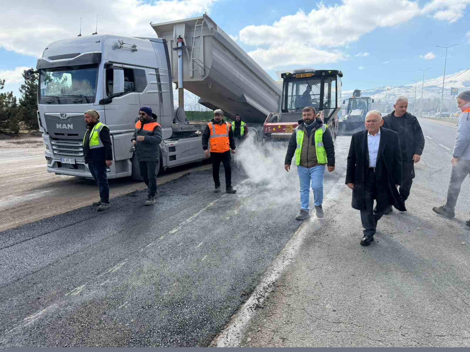 Başkan Büyükkılıç’tan Kartal Kavşağı Projesi öncesi sahada yakın takip
