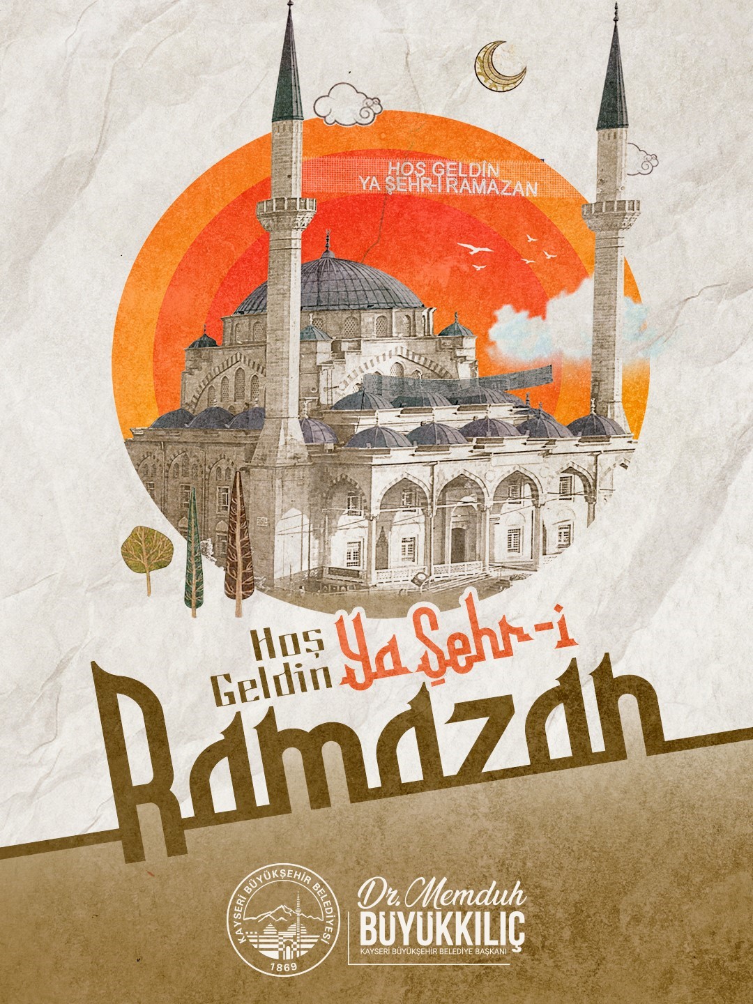 Başkan Büyükkılıç’tan ’Ramazan-ı Şerif’ mesajı
