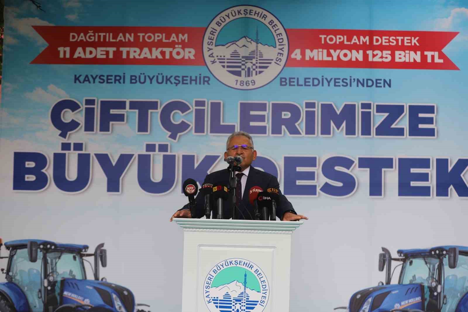 Başkan Büyükkılıç’tan tarım ve hayvancılıkta 1 yılda 119 milyon TL’lik yatırım hamlesi
