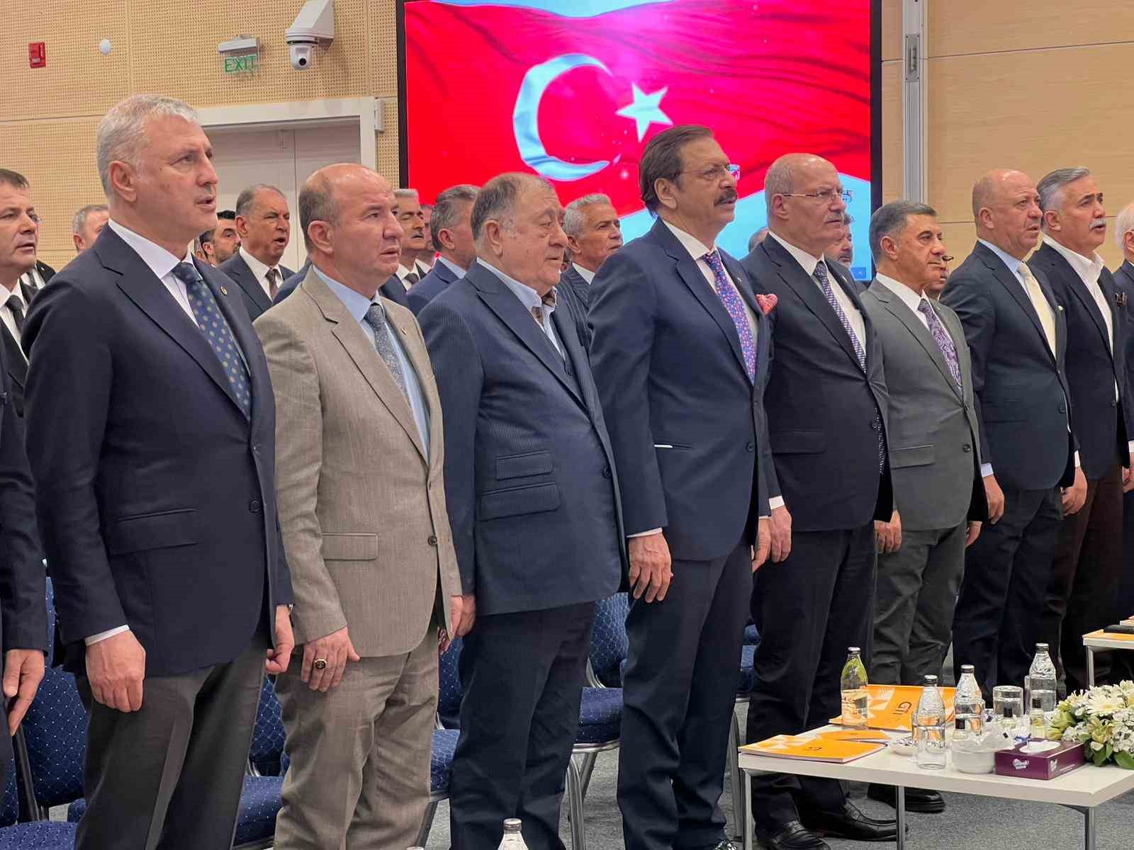 Başkan Dumandağ, TOBB Başkanı Hisarcıklıoğlu ile bir araya geldi
