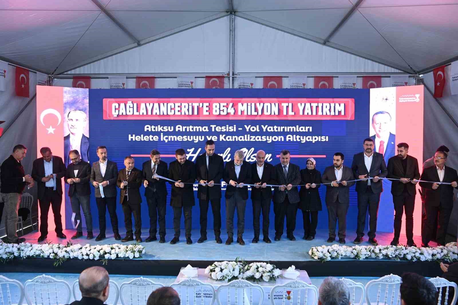 Başkan Görgel: "854 milyonluk yatırımlarımız Çağlayancerit’imize hayırlı olsun"
