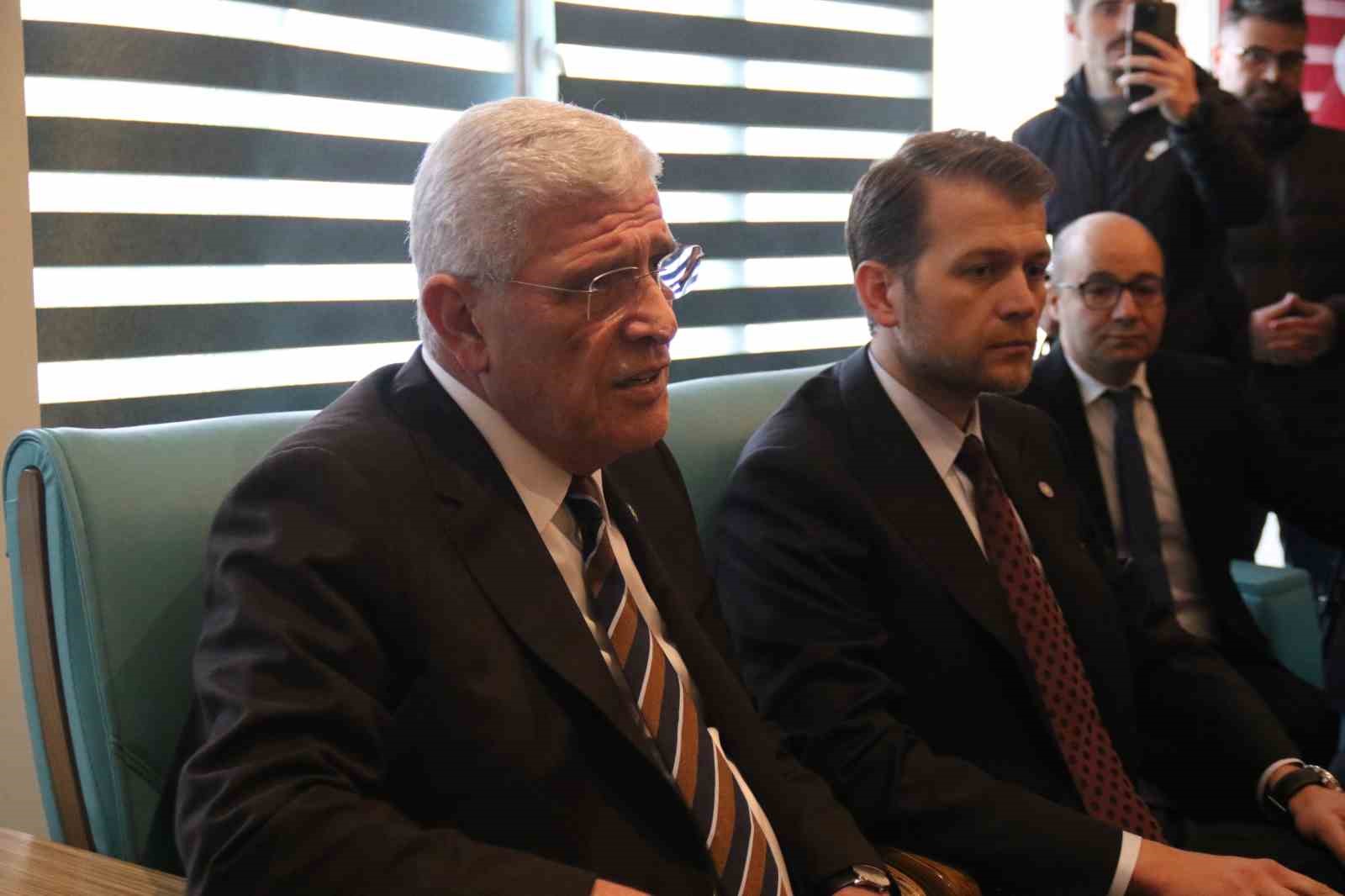 Başkan Güneş’i ziyaret eden İYİ Parti Genel Başkanı Dervişoğlu: "Paylaşımlar ve ifadeler toplumsal birliğimize zarar verdiği kadar geleceğimizde de olumsuz izler bırakıyor"
