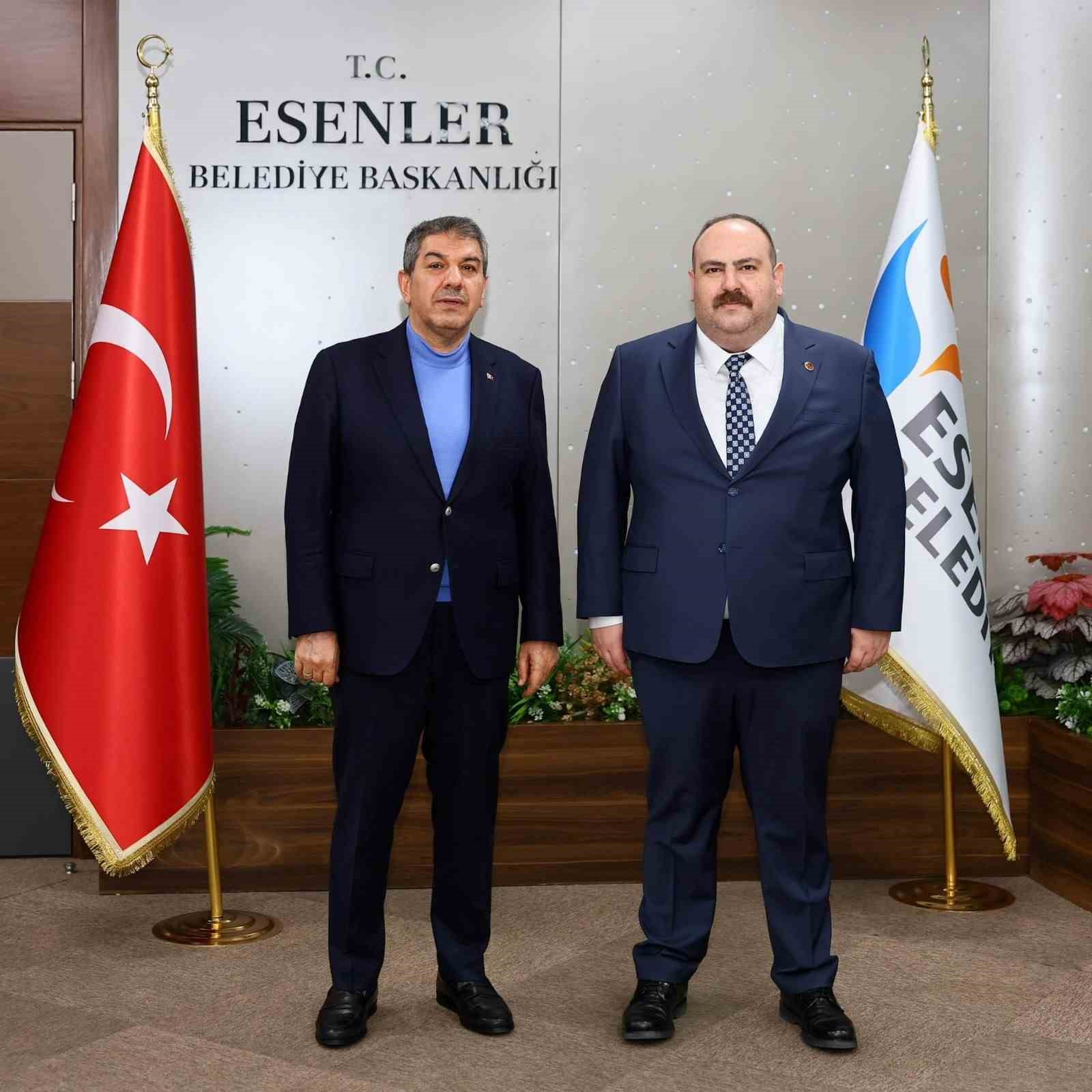 Başkan Hamamcı’dan kardeş belediye Esenler’e ziyaret
