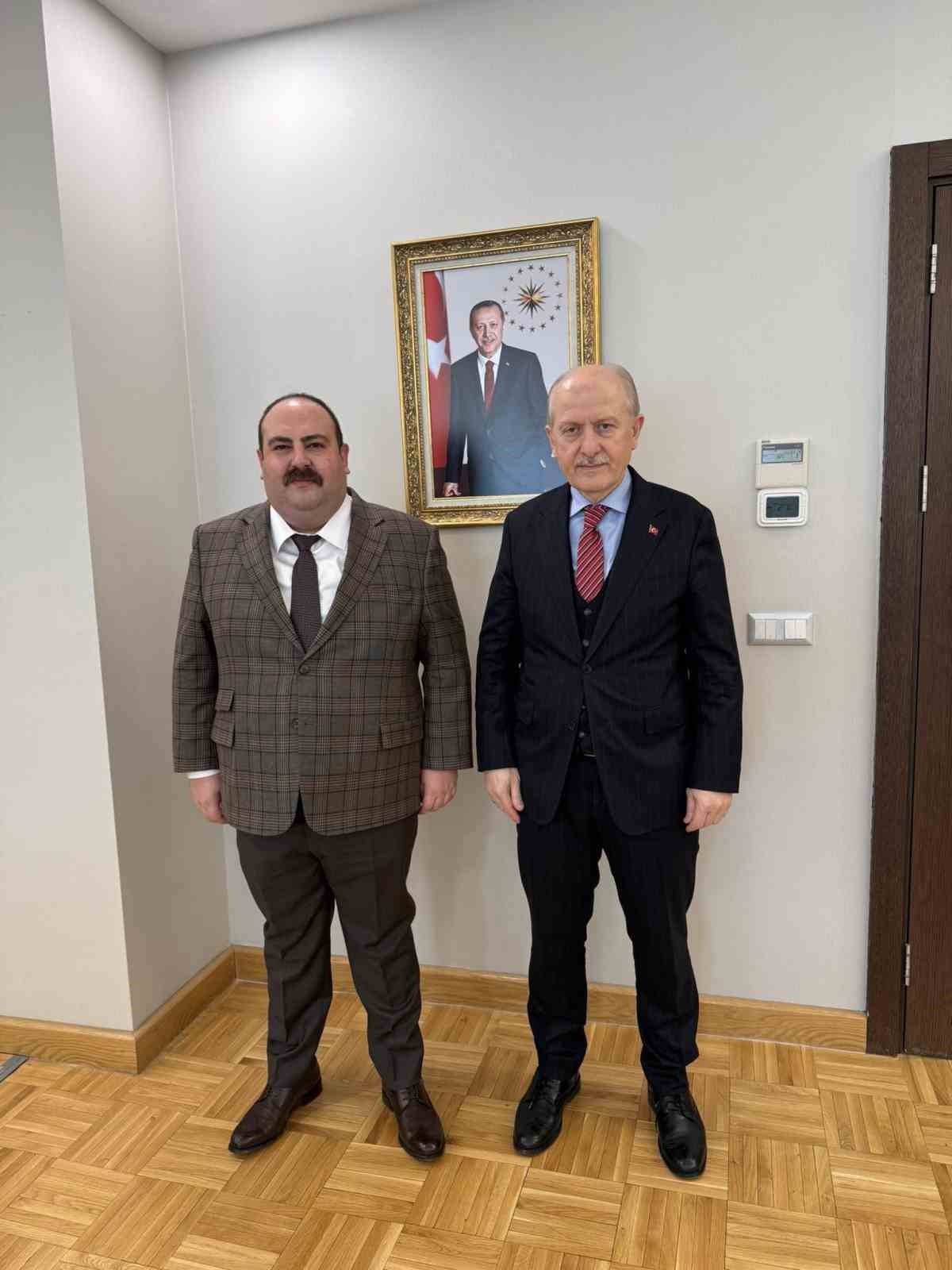 Başkan Hamamcı’nın yeni projeler için Ankara ziyareti
