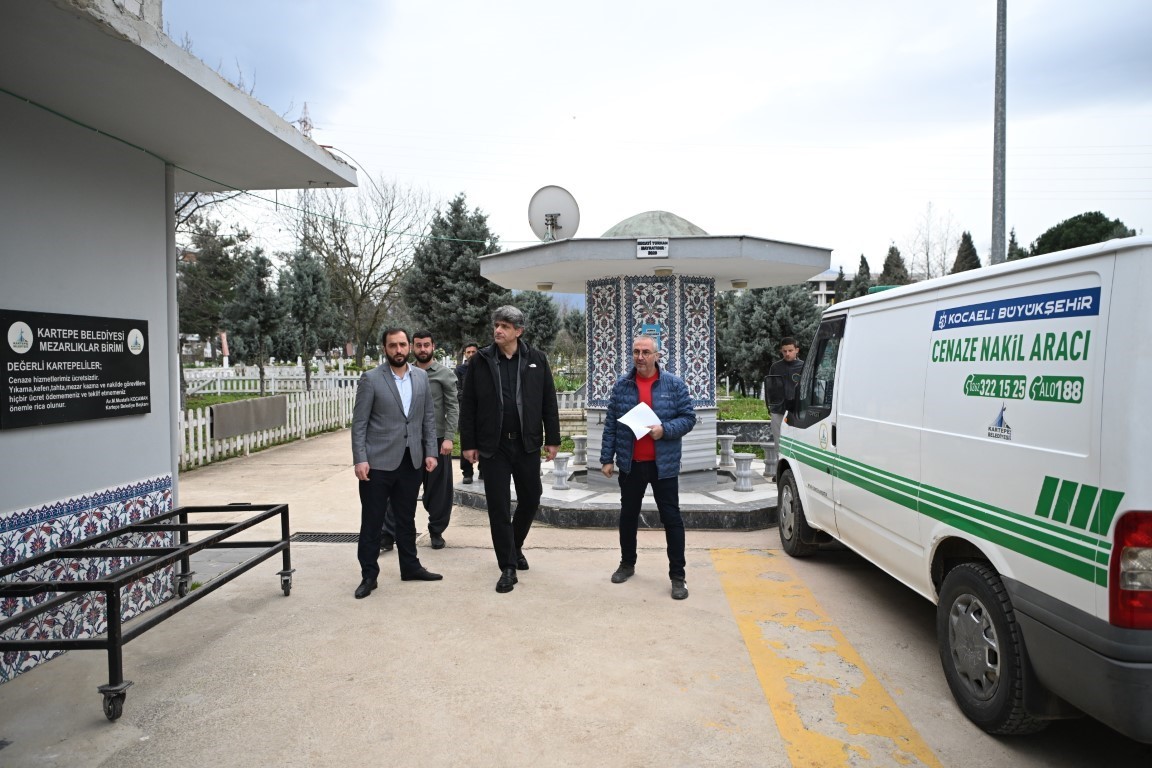Başkan Kocaman’dan cenaze hizmetleri binasına inceleme
