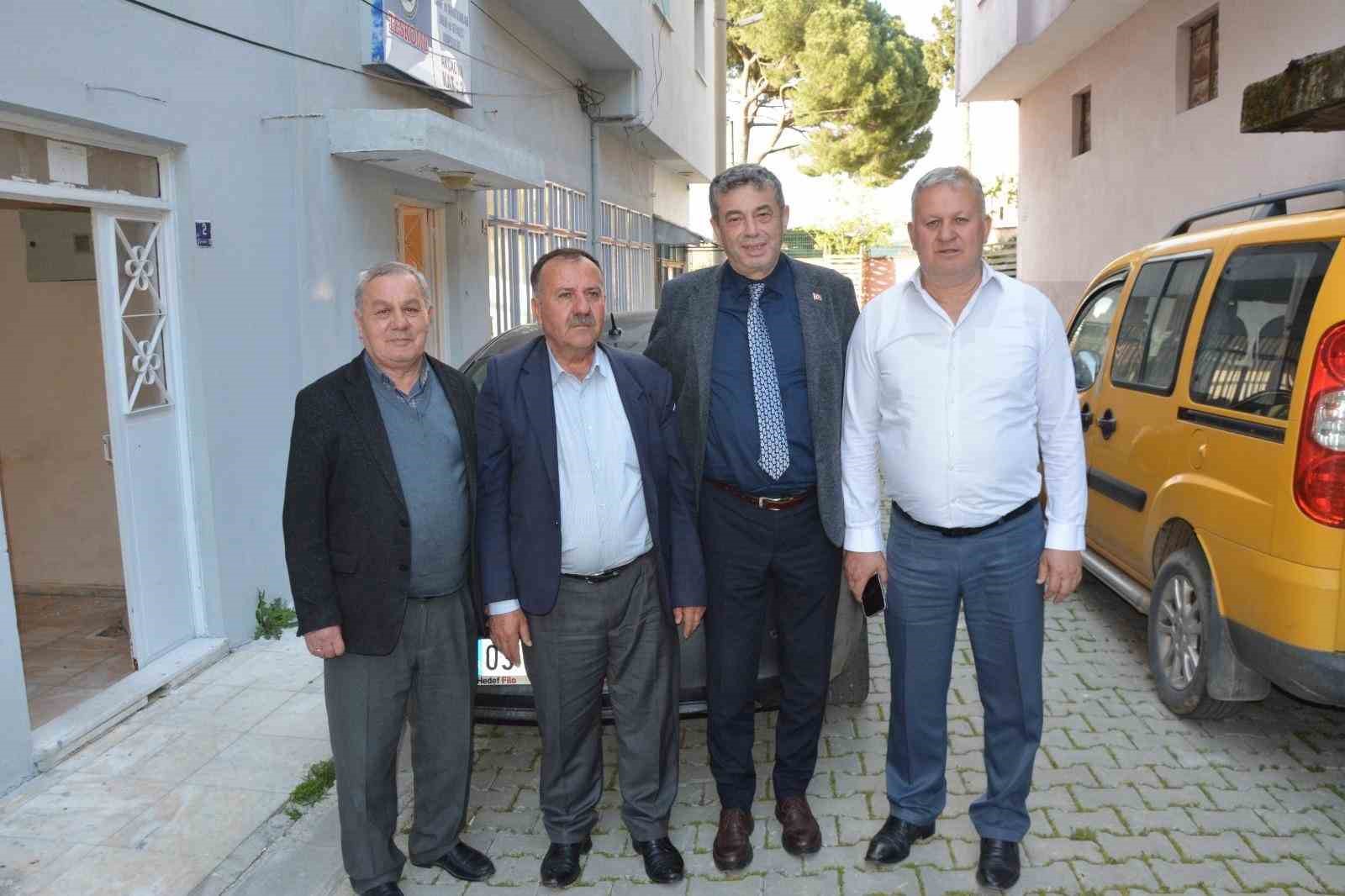 Başkan Künkcü, Karpuzlu ve Çine’de esnaflarla bir araya geldi
