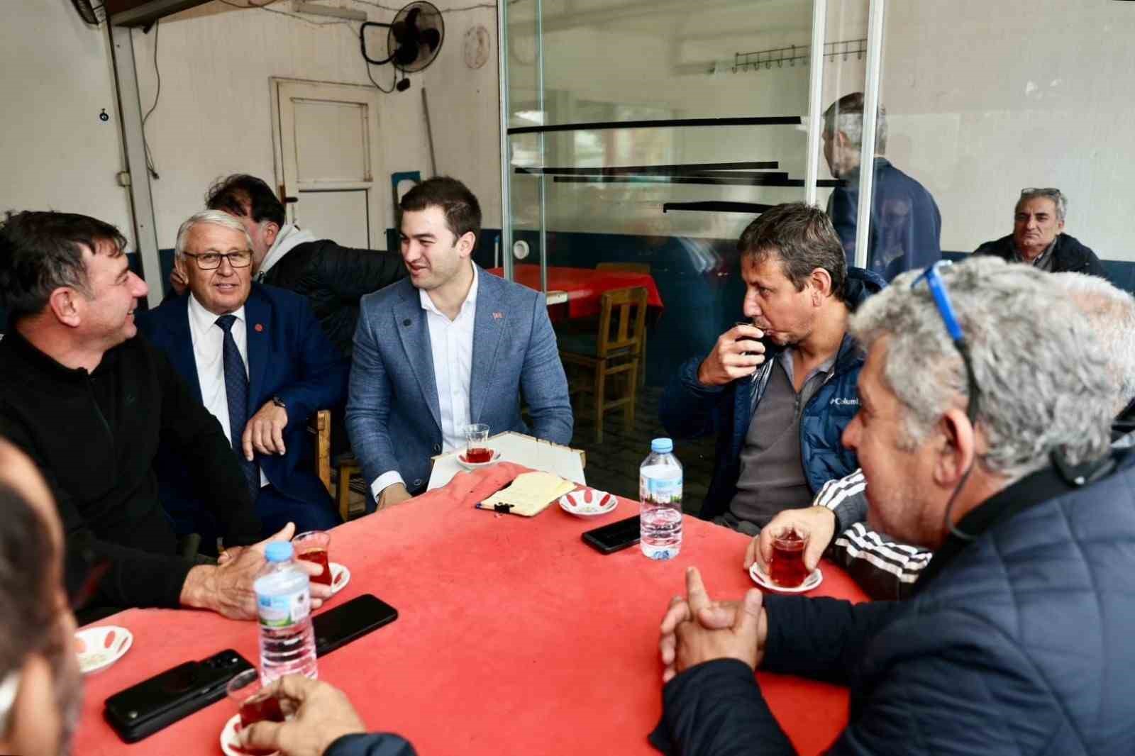 Başkan Mandalinci saha ziyaretlerine devam ediyor
