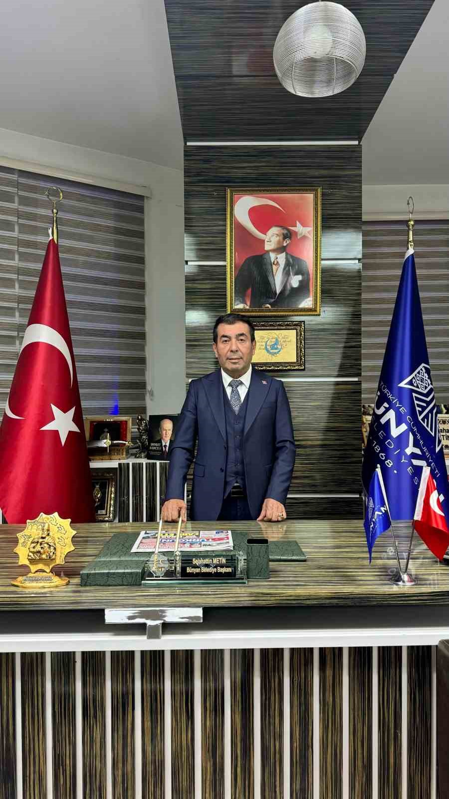 Başkan Metin: "2026 yılındaki hedefimiz problemsiz bir Bünyan bırakmak"
