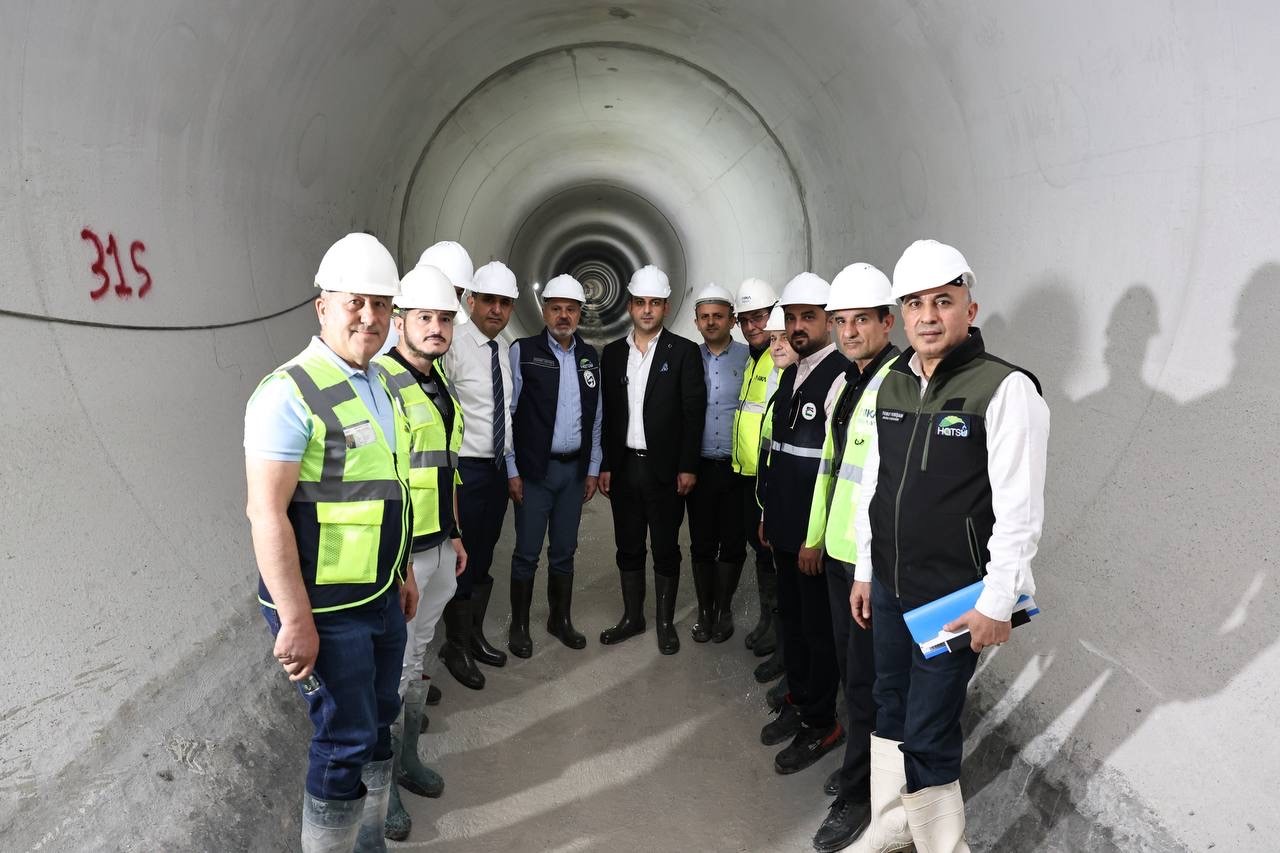 Başkan Öntürk, Türkiye’nin en büyük atık su tüneli projesini inceledi
