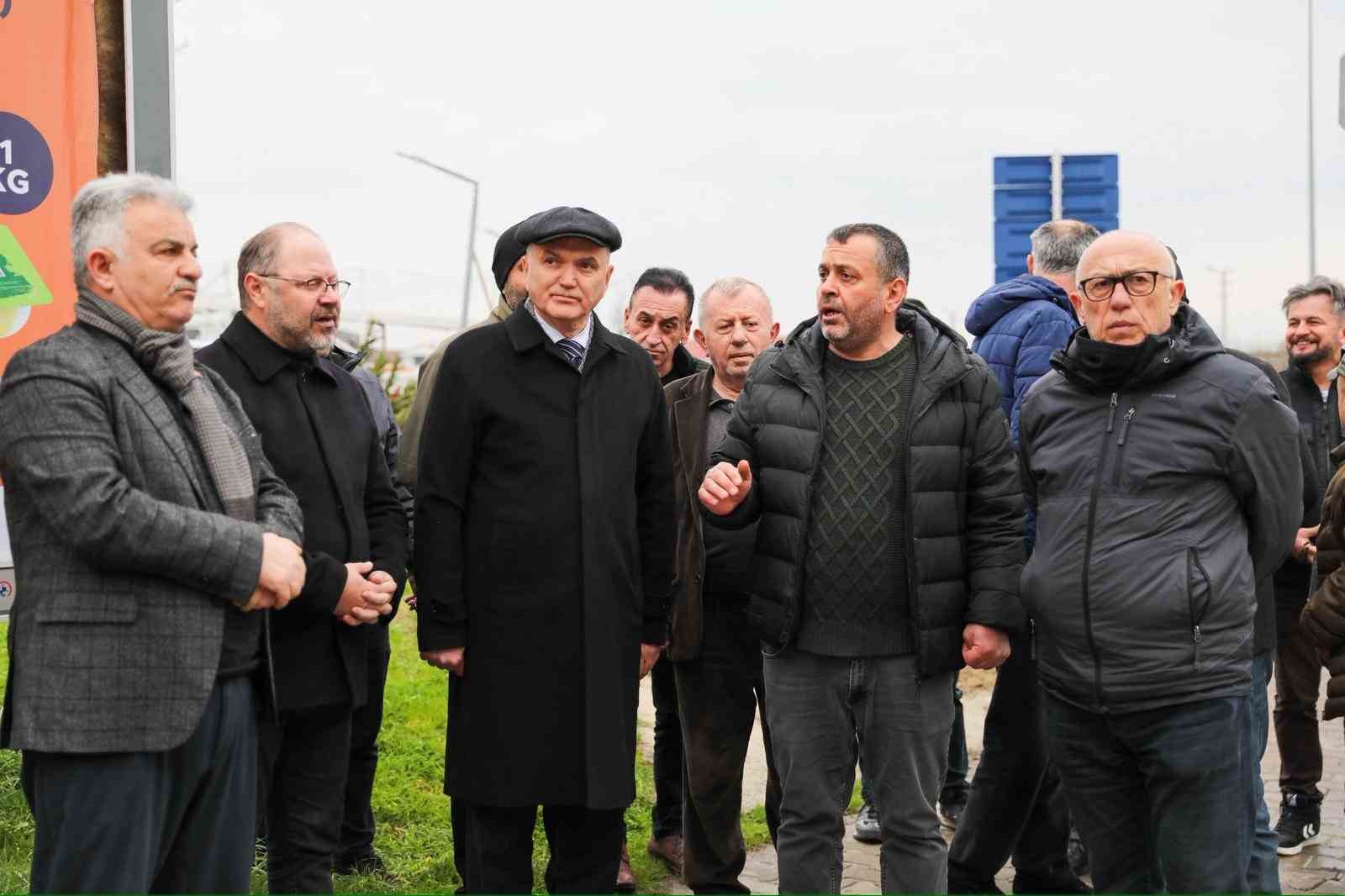 Başkan Özlü talebi yerinde inceledi
