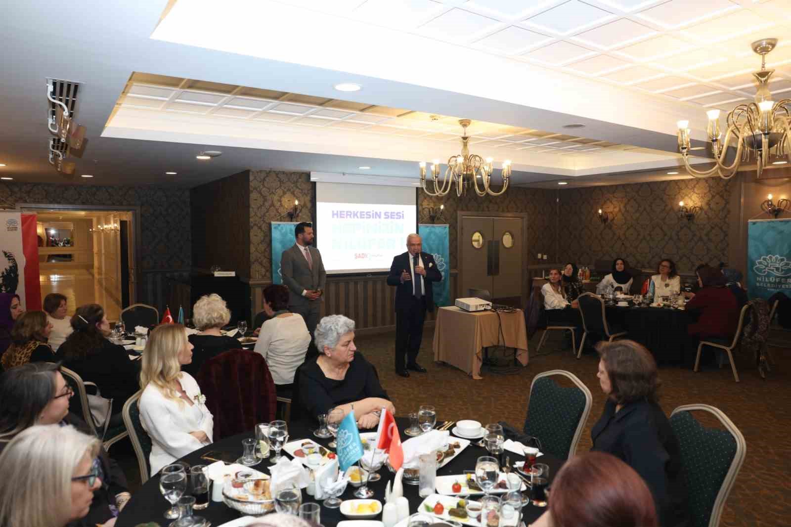 Başkan Şadi Özdemir: "Nilüfer bir kadın kentidir"
