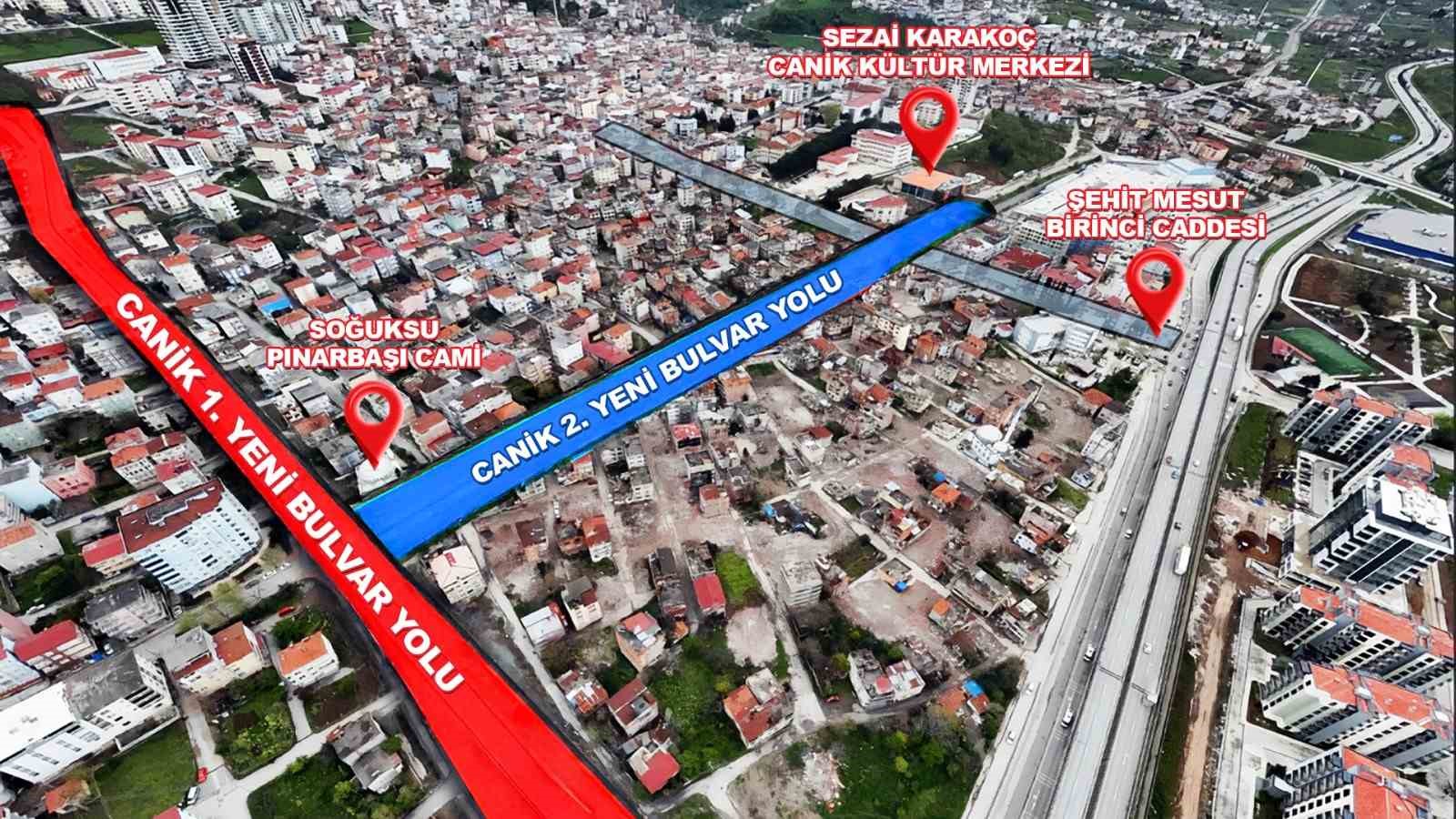 Başkan Sandıkçı: "Yeni bulvar yolu ile Canik’in ulaşım ağı güçlenecek, trafik yoğunluğu azalacak"
