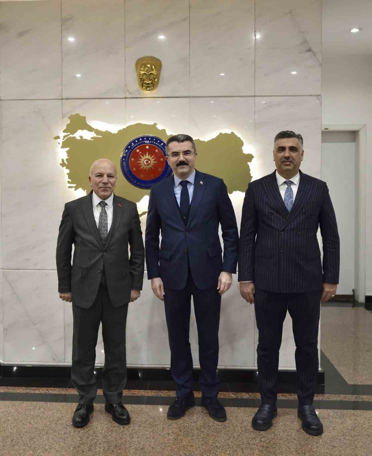 Başkan Sekmen’den  MGK Genel Sekreteri Memiş’e ziyaret
