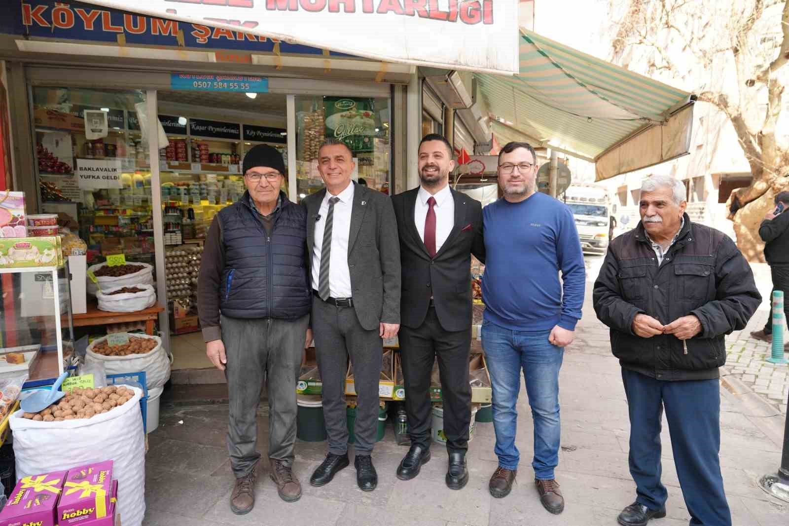 Başkan Şimşek esnafın sorunlarını dinledi
