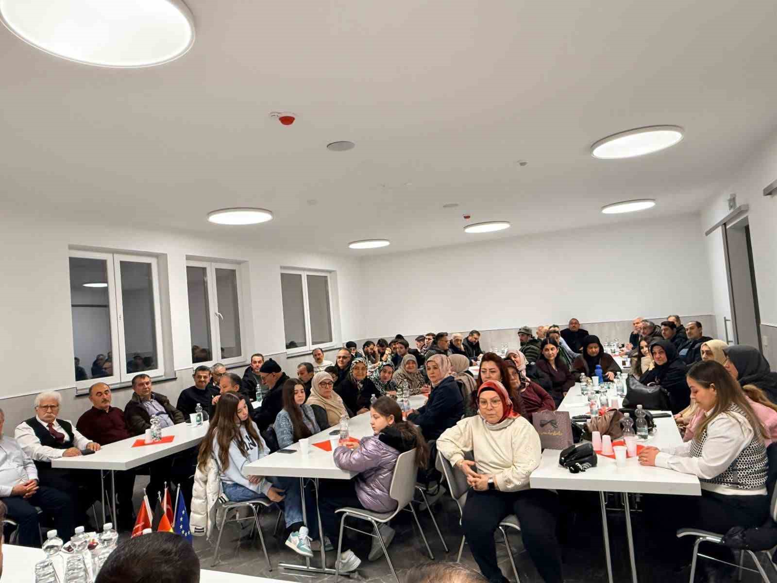 Başkan Tatık, Almanyada yaşayan gurbetçilerle bir araya geldi
