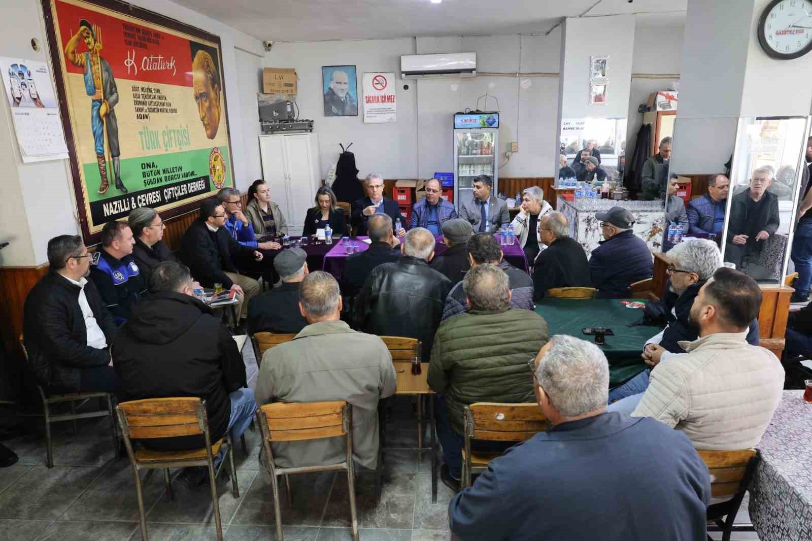 Başkan Tetik, Dumlupınar ve Sümer’de vatandaşları dinledi
