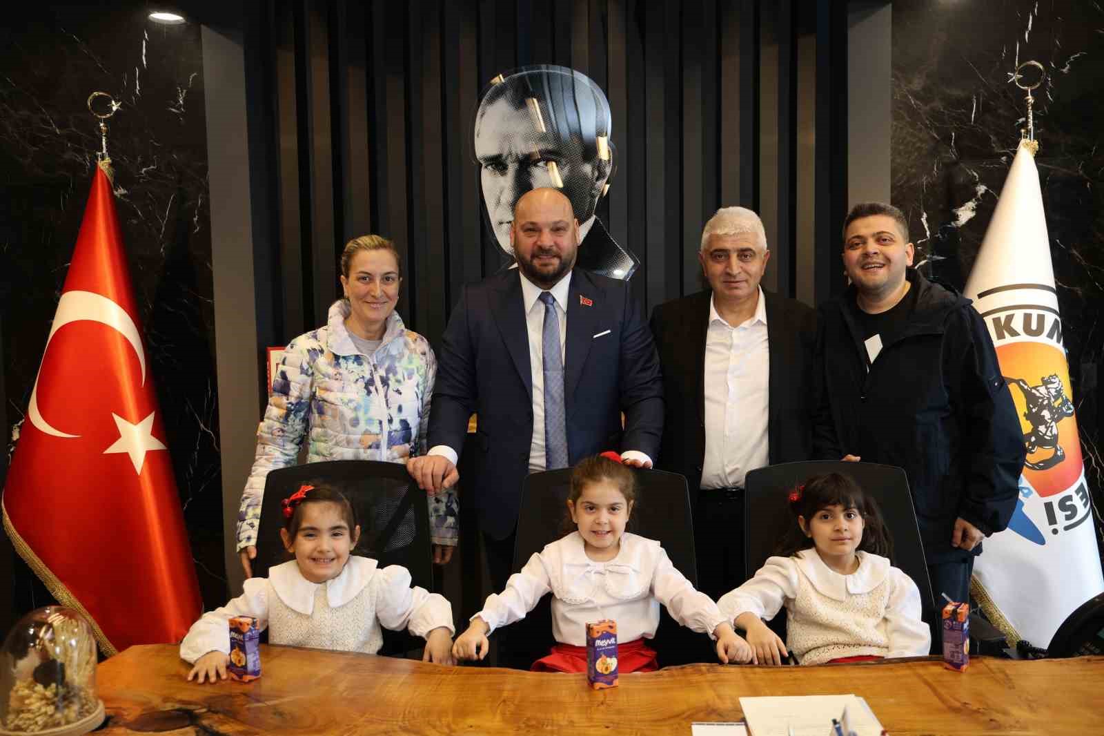 Başkan Türkel, makam koltuğunu Melis Neva Aydın’a bıraktı
