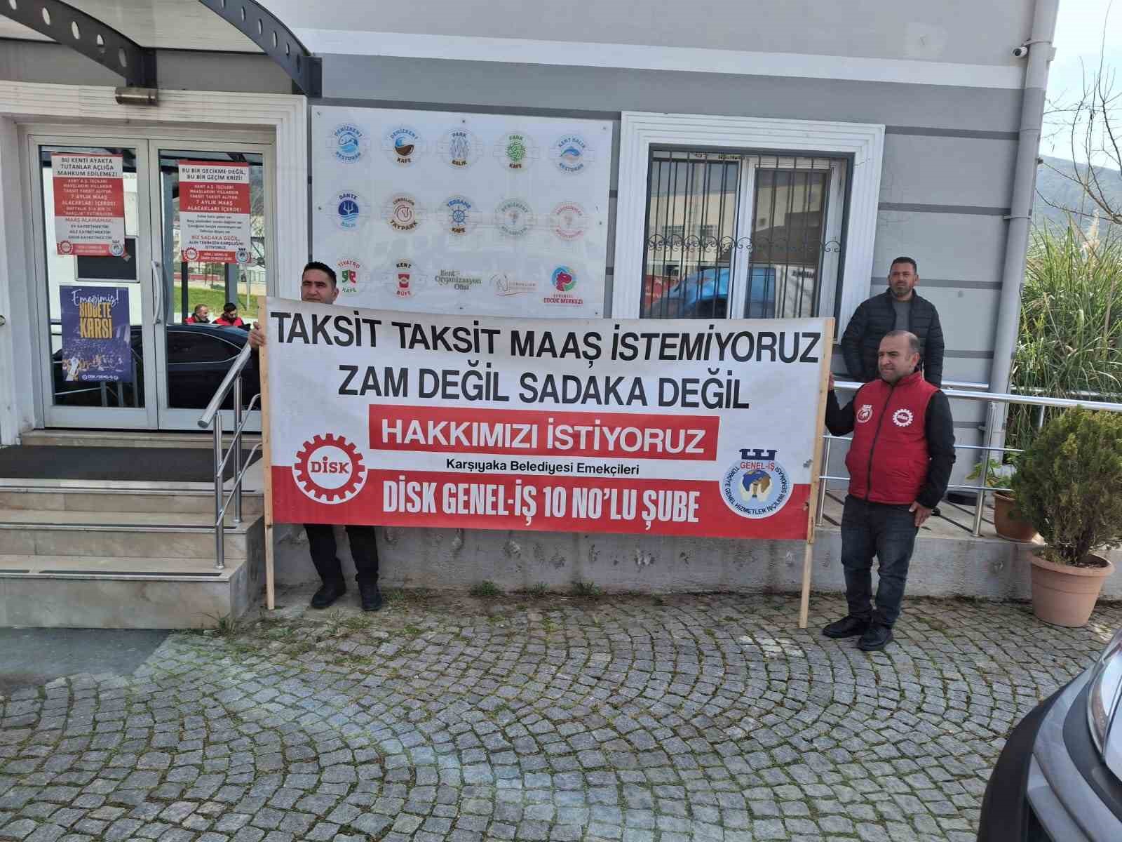 Başkan Ünsal, 8 aydır maaş vermediği işçilerle bayramlaşmak istedi, eylemi duyunca iptal etti
