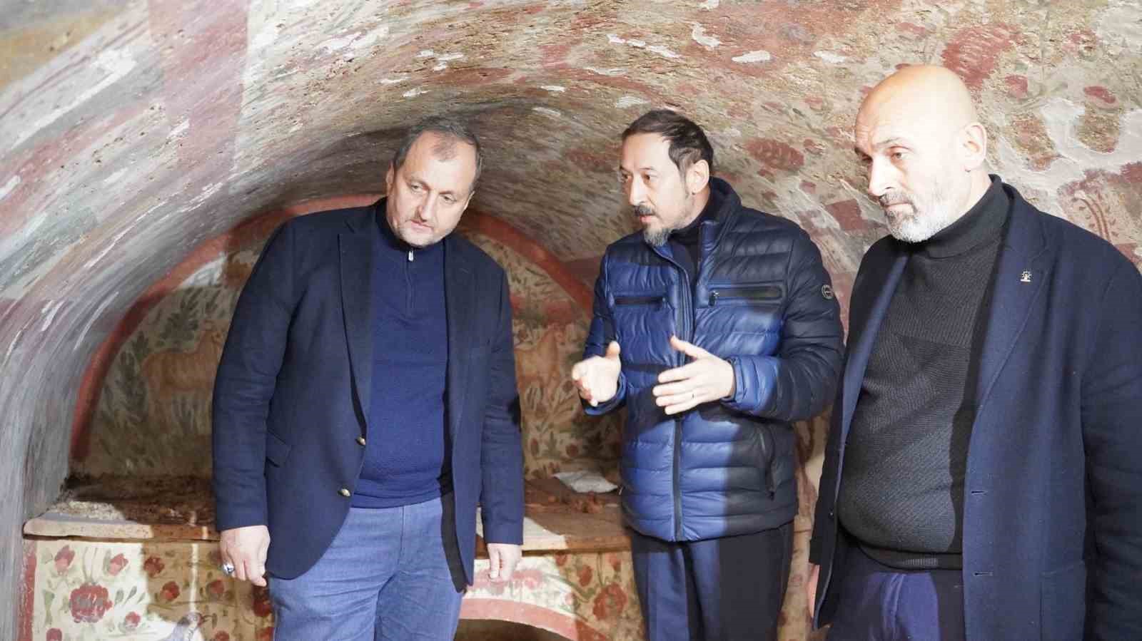 Başkan Usta’dan Hisardere Nekropolü’nde inceleme
