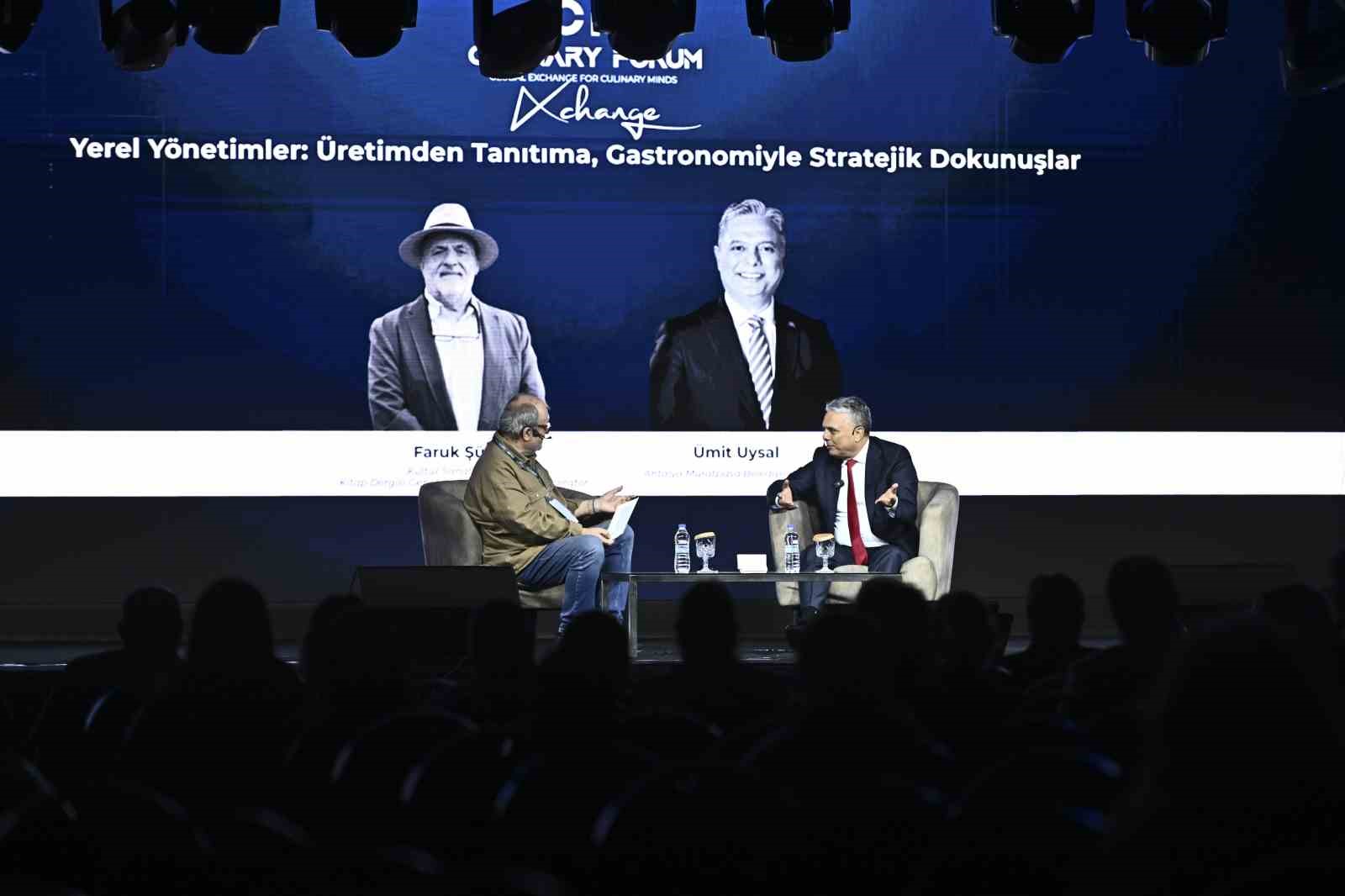 Başkan Uysal: "Gastronomi Türkiye için stratejik kalkınma alanıdır"
