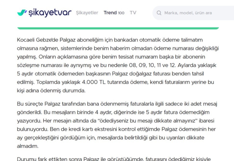 Başkasının faturasını ödetip, ’Gidin ondan alın" dediler
